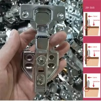 Furniture Hardware Concealed Folding Soft Close Hydraulic Full or Half and Inset Overlay Clip on Cabinet or Kitchen Adjustable Hinge with Mounting Screws